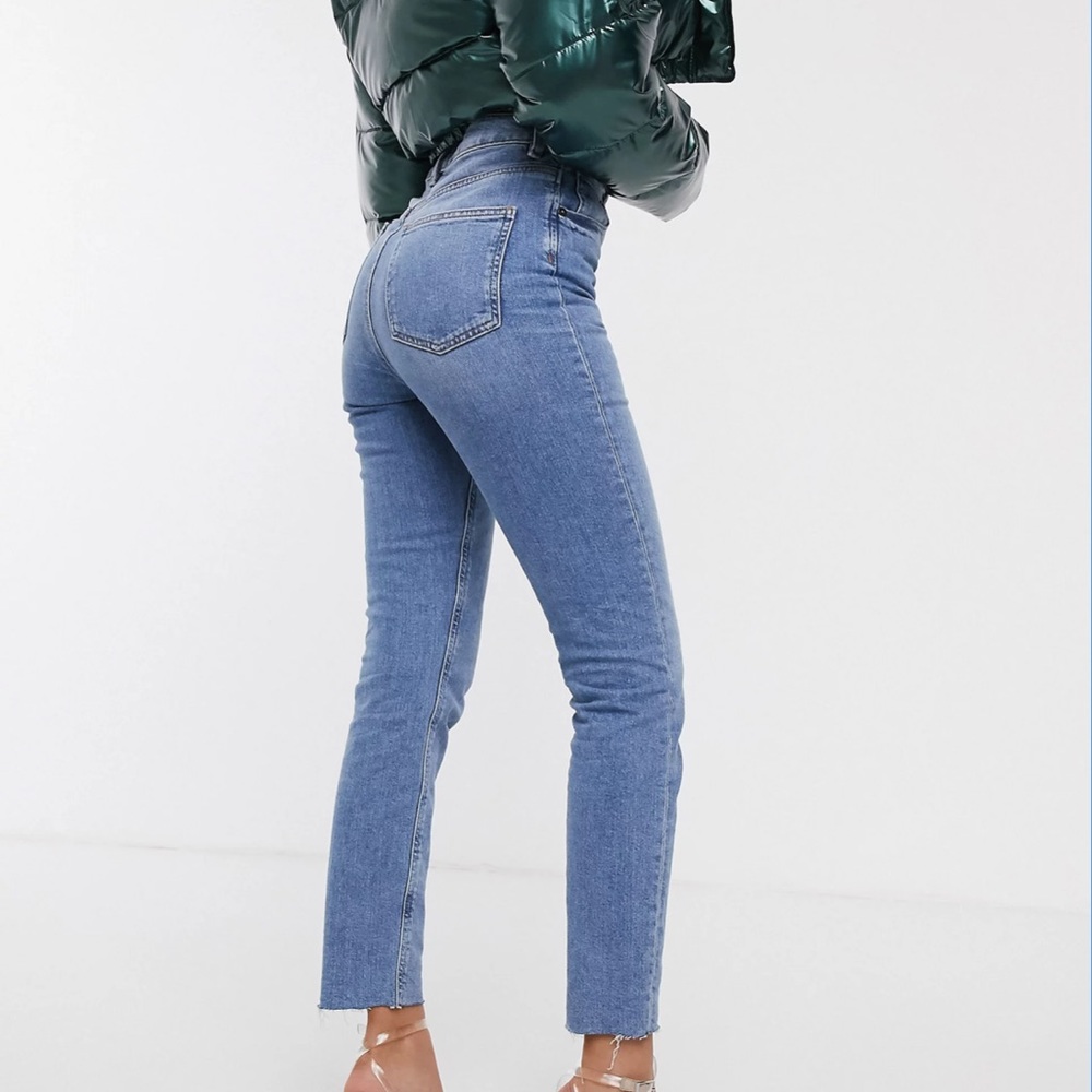 ASOS high rise farleigh 'slim' mom jeans